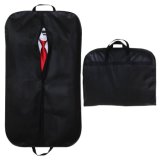 Black Foldable Travel Breathable Suit Packaging Garment Bag with Handles