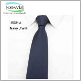 Blue Navy Grey Red Color Twill Striped Necktie