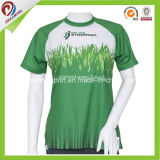 Breathable Polyester Sublimated Custom Running Shirts for Men