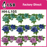 High Quality 3D Embroidery Machine Lace for Women's Dress