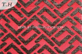 Geometric Chenille Woven Fabric (fth31929)