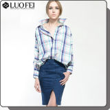 Brand New Design Women Jeans Skirt with Front Slit