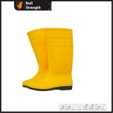 Yellow PVC Rain Boots (Sn1213)