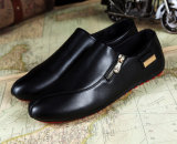 Claasical Style Flat Men Shoes with Side Zipper (DD 17)