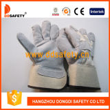Ddsafety 2017 Cow Split Leather Glove Welding Glove Safety Gloves Nature Color