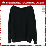 Newest Design Popular Black Hoodies Sweaters (ELTHI-42)