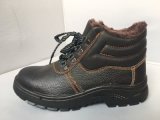 Winter Work Safety Shoes (Upper: leather, Sole: rubber)