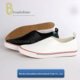 Plain PU Slip-on Casual Men's Footwear with Vulcanized Outsole