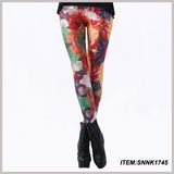 Ladies Polyeater Leggings Cheap Print Leggings (SNNK1745)