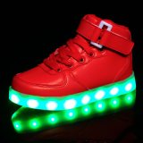 Popular High Top Level Dancer Sneakers LED Customized Casual LED Shoes with Llashing