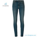 Women/Girls Blue Stretch Cotton Skinny Slim Fit Jeans Denim (Pants E. P. 412)