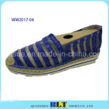 High Quality Lace Materials Causal Shoes with Hemp Rope