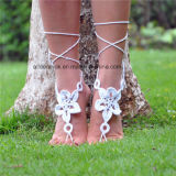 Delicate Ankle Bracelet Crochet Barefoot Sandals Foot Jewelry