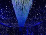 LED Star Curtain Blue and White Stage Wedding Party Background