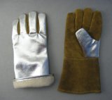 Golden Cow Split Leather Aluminum Foil Welding Work Glove
