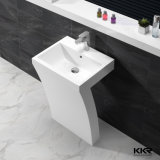 Ce Approved Solid Surface Bathroom Freestanding Basin for Hotel