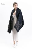 Fashion 50%Polyester 50%Viscose Embroidery Scarf