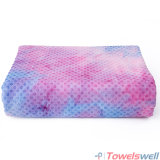 Purple Tie Dye Microfiber Silicon Non-Slip Yoga Towel