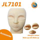 Permanent Tatttoo Makeup 3D Practice Skin Mannequin Head with Inserts