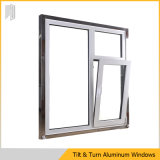 Aluminium Frame Tilt and Turn Window Price with Double Glass