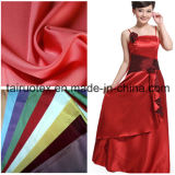 Polyester Stretch Satin for Lady Dress and Wedding Cloth