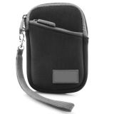 Black Waterproof Handle Neoprene Digital Camera Pouch Bag Sleeve (NDB002)