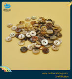 Dyeing Agoya Pearl Shell Button with 2 Holes for Women Garment