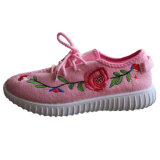 Latest Pink Cute Cheap Casual Slip-on Shoe for Girl in China