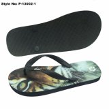 Summer PE Flip Flops Slipper with PVC Upper