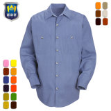 Light Blue Color Mechanic Work Shirt with Fr Function