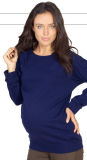 Navy Blue Maternity/Nursing Sweater
