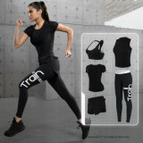 5PCS/Set Hot Sale Europe America Gym Fitness Workout Suit Clothing