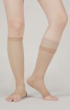 Open Toe 20-30mmhg Compression Stockings for Treatment of Varicose Veins