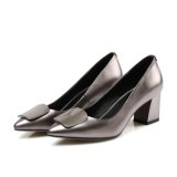 Spring Real Leather Women's Shoes with High Heels