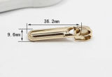New Design Metal Zipper Pull Slider Head