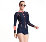 2016 Quick Dry Lycra Long Sleeve Girl's Wetsuit&Wetwear (CL746)