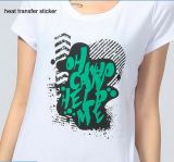 Custom Beautiful Heat Transfer Design Sticker for Women's T Shirt