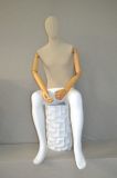 Fabric Cover Male Sitting Mannequin Dummy