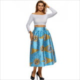High-Waist Floral Elastic Irregular A-Line Pleated Tutu Skirt