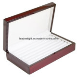 Rosewood Glossy Finish Jewelry Packaging Ring Box Display Cufflinks