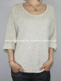 Knitted Women Clothes in Round Neck Long Sleeve (12AW-278)