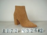 Sexy Suede Upper Leather Boot for Lady