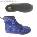 Cool Lace Upper Flower Boot, EVA Rain Boot