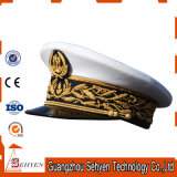 Customized Military Generalissimo Peaked Cap with Gold Embroidery
