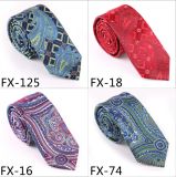 New Design Fashionable Novelty Paisley Necktie (Fx-125)