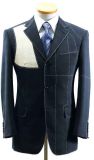 Fashion 2-Button Black Men's Business Suit