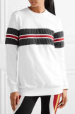 High Quality Pleated Women White Unisex Sweatshirts for Your Own Designs