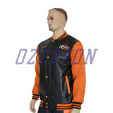 Wholesale Fashion Customized High Quality Embroidery Men's Leather Jackets (TJ001)