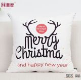 Christmas Cushion Cover with Christmas Tree and Deer