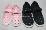 Boy and Girl's Canvas Shoes with Point Design